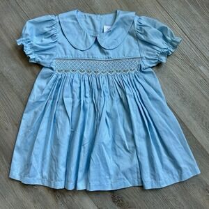 Stitchy Fish Bud and Bloom‎ Smocked Top Girls Size 7